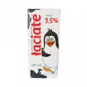 Laciate 兰雀 波兰进口 全脂3.5%纯牛奶200毫升/盒 12盒/箱