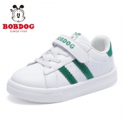 巴布豆（BOBDOG）秋季新款小白鞋透气儿童潮鞋运动鞋