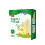 英氏（Engnice）宝宝零食 多乐能系列婴幼儿米饼蔬菜味 儿童磨牙饼干非磨牙棒营养无添加食盐白砂糖米饼50g *7件