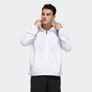 adidas 阿迪达斯 M ID MESH FZ HD DV1101 男子运动型格梭织夹克