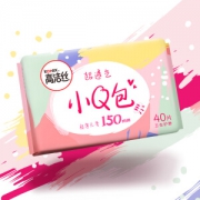凑单品： Kotex 高洁丝 小Q包 无香型护垫卫生巾 150mm*40片