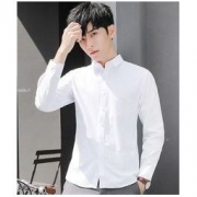易文 男式长袖衬衫 M-7XL