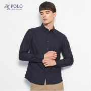polo villae 男士春秋修身款 纯棉牛津纺衬衫