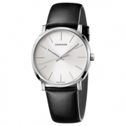 Calvin Klein 卡尔文·克莱 Posh系列银黑色男士时装腕表 K8Q311C6