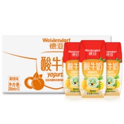 Weidendorf 德亚 黄桃味酸牛奶 常温酸奶 200ml*12整箱 *3件