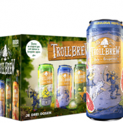 限地区！德国原装进口！Troll brew 艾斯宝 精酿系列 西柚小麦啤酒 500ml*8听