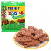Bahlsen 百乐顺 莱布尼兹 丛林动物饼干 可可味 100g *12件