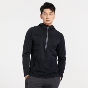 透气防泼水！UNDER ARMOUR 安德玛 1320952 男款连帽半拉链外套