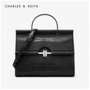 9日0点、99大促： CHARLES＆KEITH CK2-50780936 女士鳄鱼纹手提单肩包
