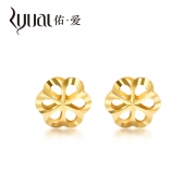 Ryual YK1047 18K金花朵耳钉