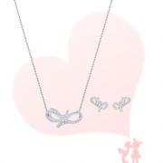 SWAROVSKI 施华洛世奇 5470594 LIFELONG BOW 耳环项链套装