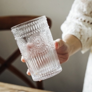 十里峰镇 浮雕玻璃杯 260ml
