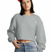 纯色百搭！Champion Life Cropped 女士卫衣
