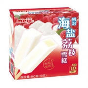 明治（meiji）海盐荔枝雪糕 46g*10 彩盒 冰淇淋 *5件
