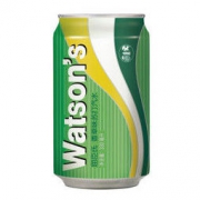 屈臣氏（Watsons）香草味苏打汽水 苏打水汽水饮料 调酒净饮推荐 330ml*24听 整箱装 *2件