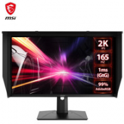 画面流畅！MSI 微星 PAG272QR2 27英寸 IPS显示器（2K、165Hz、1ms、HDR10）