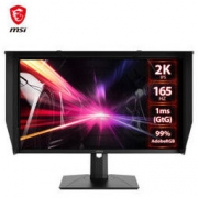 11日0点、京东PLUS会员： MSI 微星 PAG272QR2 27英寸 IPS显示器（2K、165Hz、1ms、HDR10）