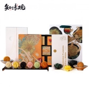 知味观X自然造物 镜花高台 立体造型高档月饼礼盒