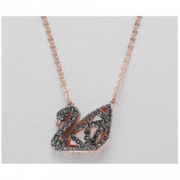 SWAROVSKI 施华洛世奇 5281275 双面镂空天鹅项链