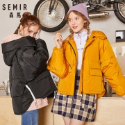 森马 19-078130327 女士连帽羽绒服