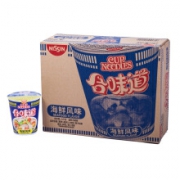 日清  合味道 海鲜味 方便面84g*12杯 *3件