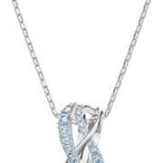 Swarovski 施华洛世奇 Twist Rows 125周年纪念款 灵动交错女士项链5582806  到手￥506.06