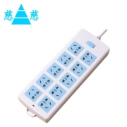 慈慈 CC-6003 三孔位插排 1m 7.8元包邮（需用券）