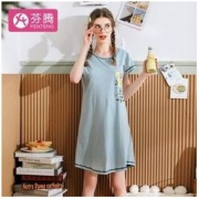 芬腾 67284424546 女士全棉家居服