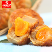 华美 广式蛋黄红豆蓉月饼 80g*2枚 6.8元包邮（需用券）