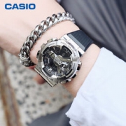 CASIO 卡西欧 G-SHOCK 金属战甲系列 GM-110-1A 男士运动腕表礼盒装
