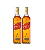 JOHNNIE WALKER 尊尼获加 红牌 调配型苏格兰威士忌 750ml 2瓶装