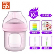 gb 好孩子 新生儿硅胶奶瓶防胀气 120ml