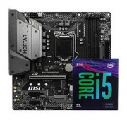 intel 英特尔 i5-9400F处理器 + 微星 B360M MORTAR 迫击炮主板