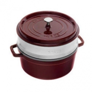 Staub 经典系列 珐琅铸铁锅 26cm（带蒸屉）