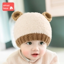 公主妈妈 婴儿毛线护耳帽