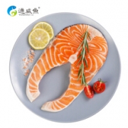 通威鱼 智利进口 中段三文鱼排(大西洋鲑) 280g/袋 *5件