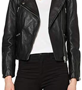 S码！Superdry 极度干燥 Ls Essentials 女士真皮机车夹克 到手918.65元