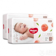 超薄透气！Huggies 好奇 铂金装 婴儿纸尿裤 S96片