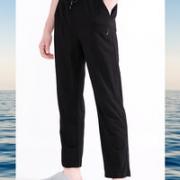 美国 Nautica 诺帝卡 男士棉氨竹节棉 居家休闲裤