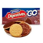 Mcvitie's 麦维他 全麦粗粮酥性巧克力味 199.8g *14件