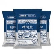 海湾 加碘日晒海晶盐海盐 复州湾海盐 无抗结剂 食用调味盐 炒菜烧烤烘焙特调 500g*4袋