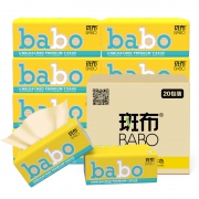 BABO 斑布 classic 抽纸 4层80抽*20包（133mm*200mm） *5件 65.26元（合13.05元/件）