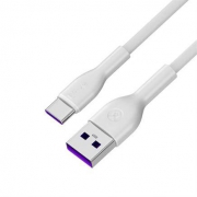 毕亚兹 Type-C数据线5A超级快充2米 USB-C K43白