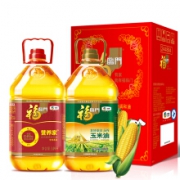 福临门 食用油 玉米油+营养家调和油3.09L*2*2件