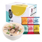 白菜价：海福盛 诺亚方粥营养速食冻干粥 6袋