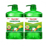 千寻红叶柠檬洗洁精家庭装1.25kg*2