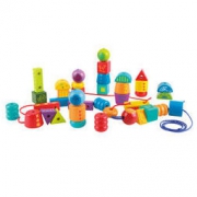 Hape E8305 奇妙串珠套 大颗粒穿绳玩具