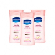 Vaseline 凡士林 身体乳保湿滋润 香体全身补水 嫩白烟酰胺 400毫升 3件装