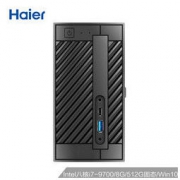 9日0点、99大促： Haier 海尔 云悦mini N-S90 迷你台式机（i7-9700、8GB、 512GB）