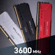 Crucial 英睿达 铂胜 DDR4 3600MHz 台式机内存条 16GB（8GBx2）
